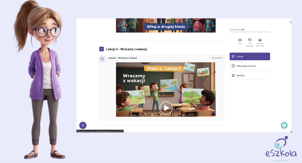 Portal edukacyjny demo